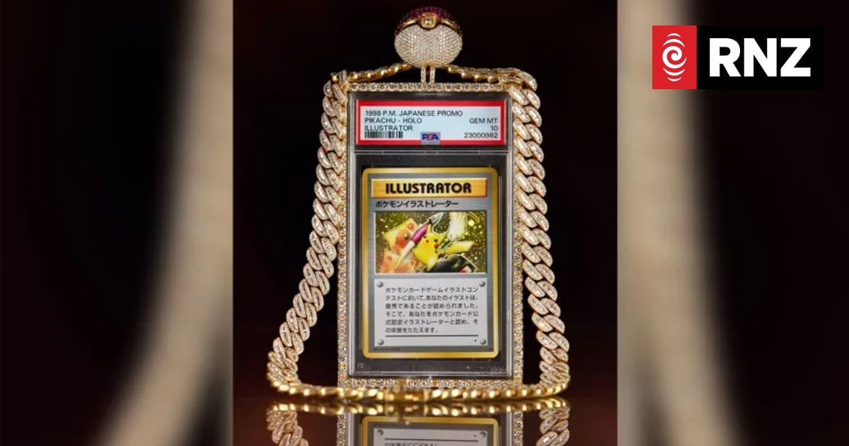 Logan Paul's 'holy grail' of Pokmon cards sells for $27.3 million | RNZ