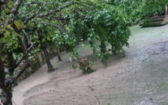 Flooding in Mangapapa, Gisborne on Feb 28 2023