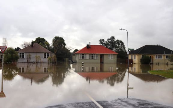 Westport Floods photographed by Anita O'Brien