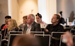 Restore Rotorua chairperson Trevor Newbrook (Centre)