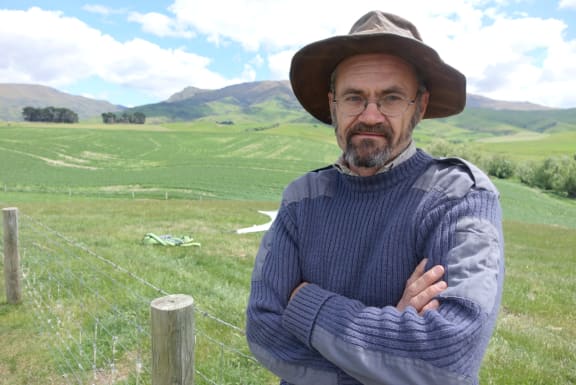 Archaeologist Peter Petchey is co-director of a project locating unmarked graves at Drybread Cemetery in Central Otago.