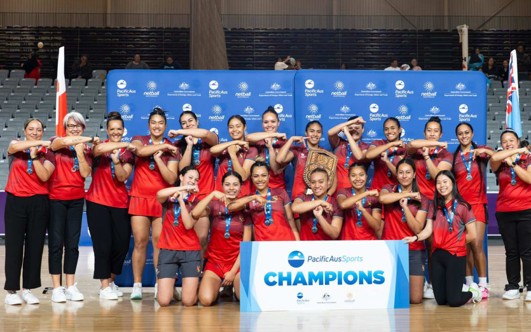 The 2024 Pacific Netball Series champions, Tongan Tala, defeated Fiji in the finals to retain their title. Photo: Netball Australia