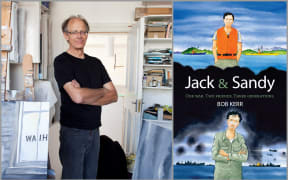 Bob Kerr in studio, book cover