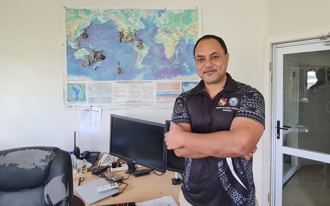Head of Tonga's Geological Service Taaniela Kula