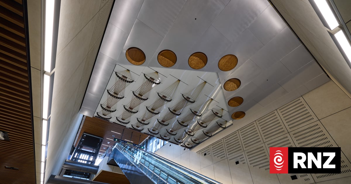 Aucklanders get first look inside new Karanga-a-Hape Station