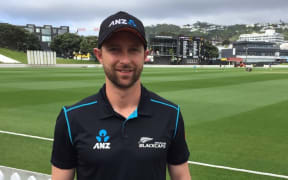 Devon Conway at Basin Reserve, Wellington.