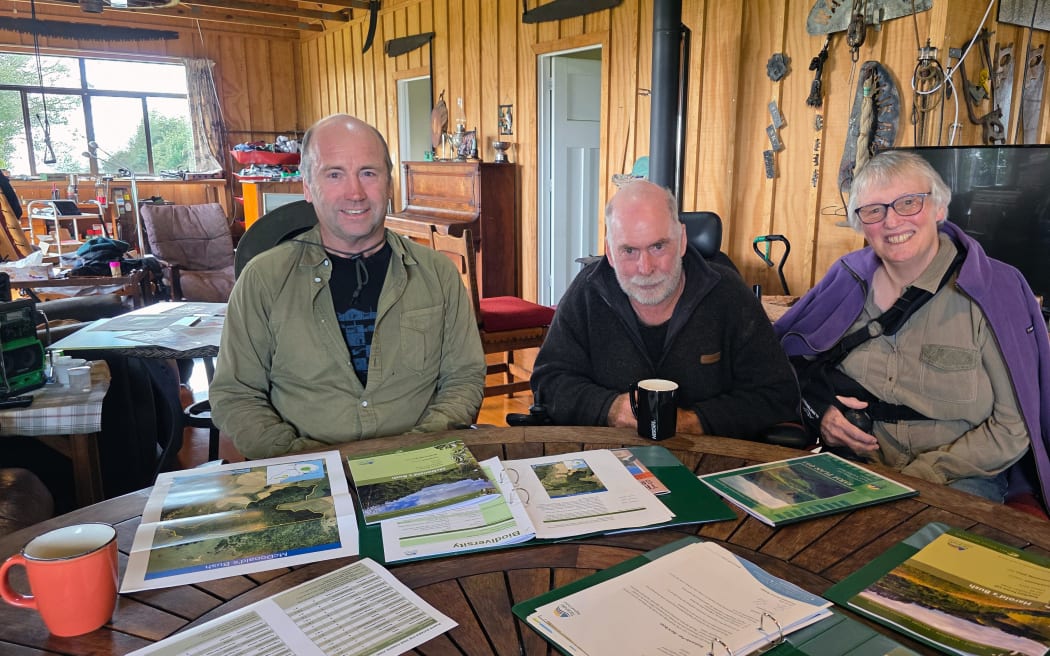 The Newton family, from left - Ed, Stephen and Helen.