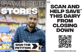 Images from the Save Our Stores campaign