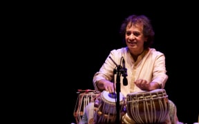 Tabla player Zakir Hussain