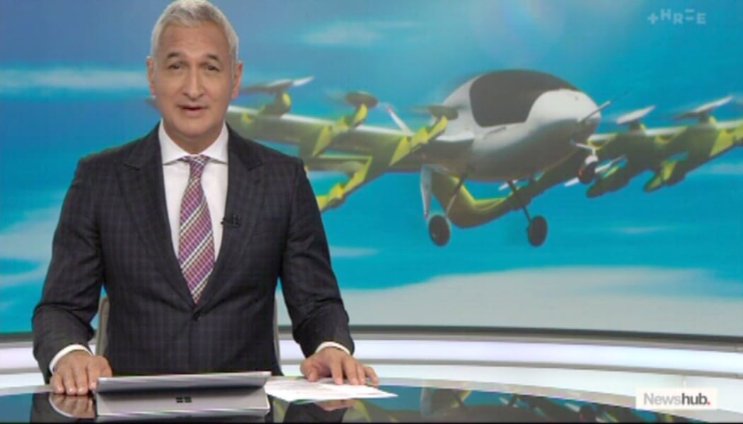Newshub at 6 excited about the possibility of air taxis in New Zealand.