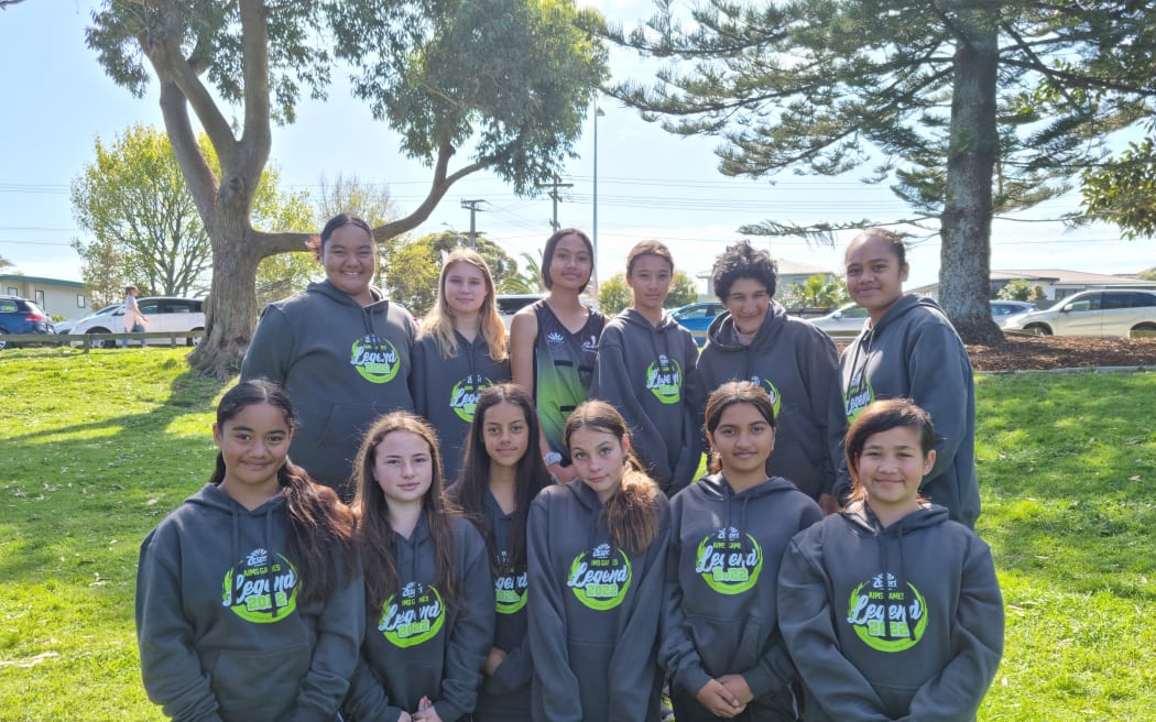 Taipa Area School netball team has fundraised for five months to attend the AIMS Games.