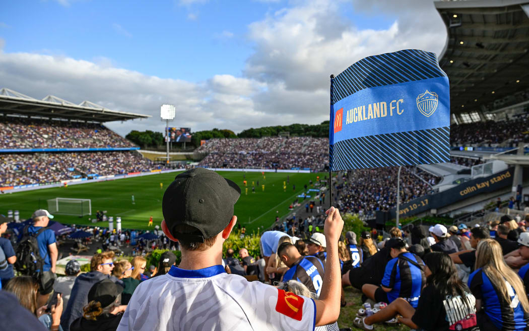 Auckland Fc v Wellington Phoenix, Go Media Mt Smart Stadium.