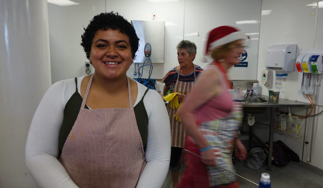 Petra Fruean said it was overwhelming to see the work she and her fellow volunteers had put in come together.