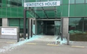 Statistics House: damage from 14 November earthquake