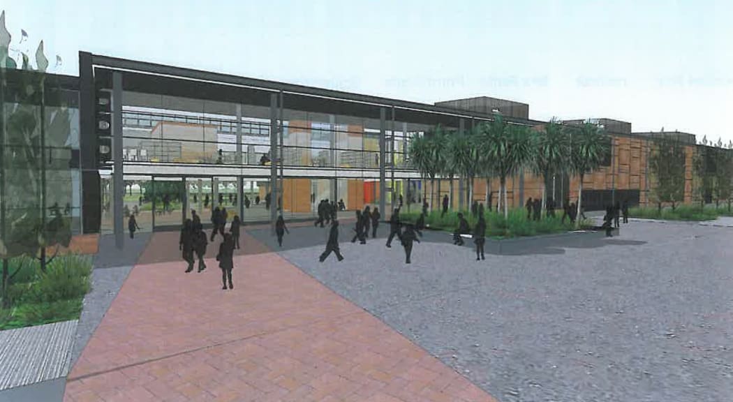 An artist's impression of how the school will look.