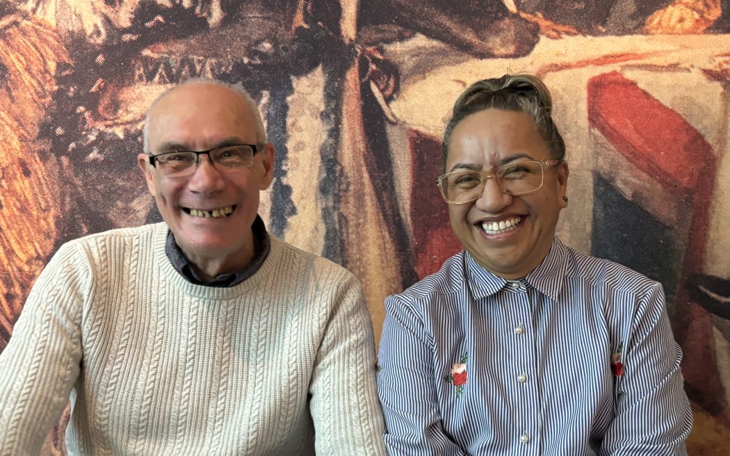 Robert Eruera and Maureen Ned from Auckland City Library