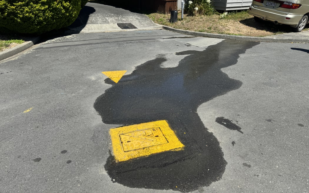 A leak from a fire hydrant on Wye Street.