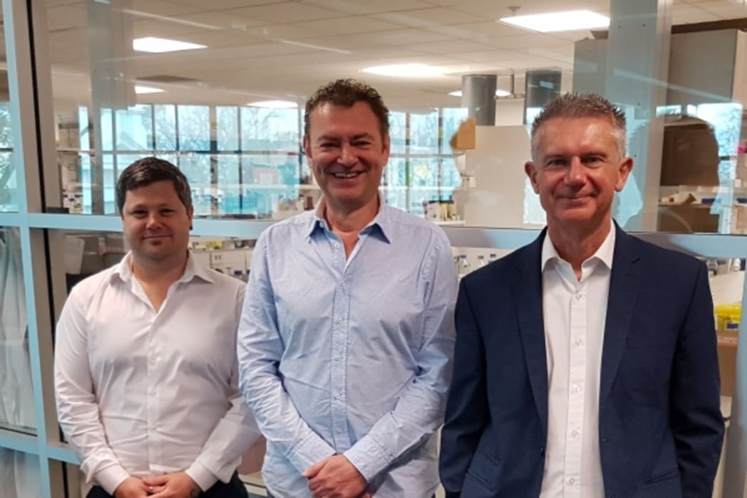 Vaughan Feisst, Robert Feldman and Rod Dunbar of Upside Biotechnologies