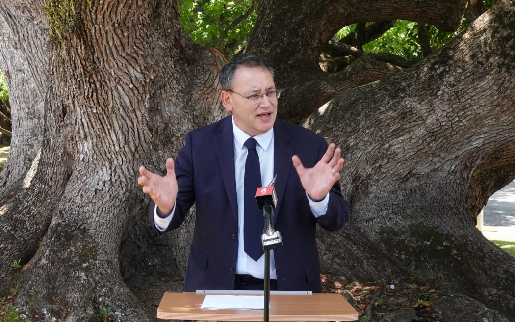 Dr Shane Reti at launch of Whangārei Hospital's new child health unit