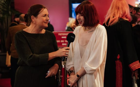 Charlotte Ryan with 2024 Taite Music Prize winner Vera Ellen