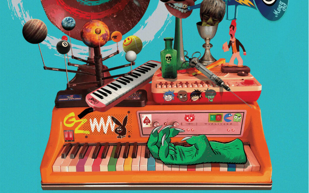 Gorillaz Song Machine: Season one- Strange Timez album cover