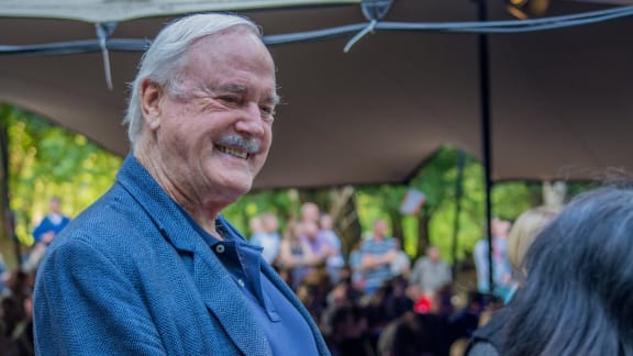 John Cleese at the Byline Festival.