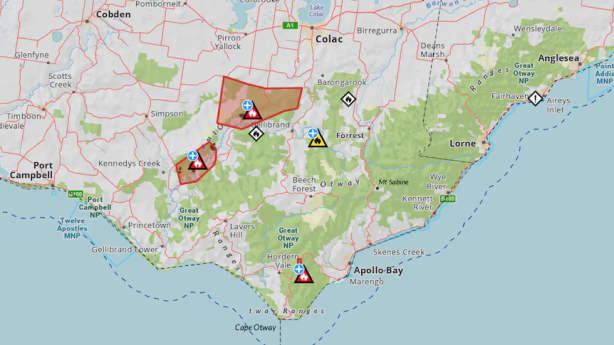 Evacuations ordered as out-of-control fires burn in Victoria, Australia ...