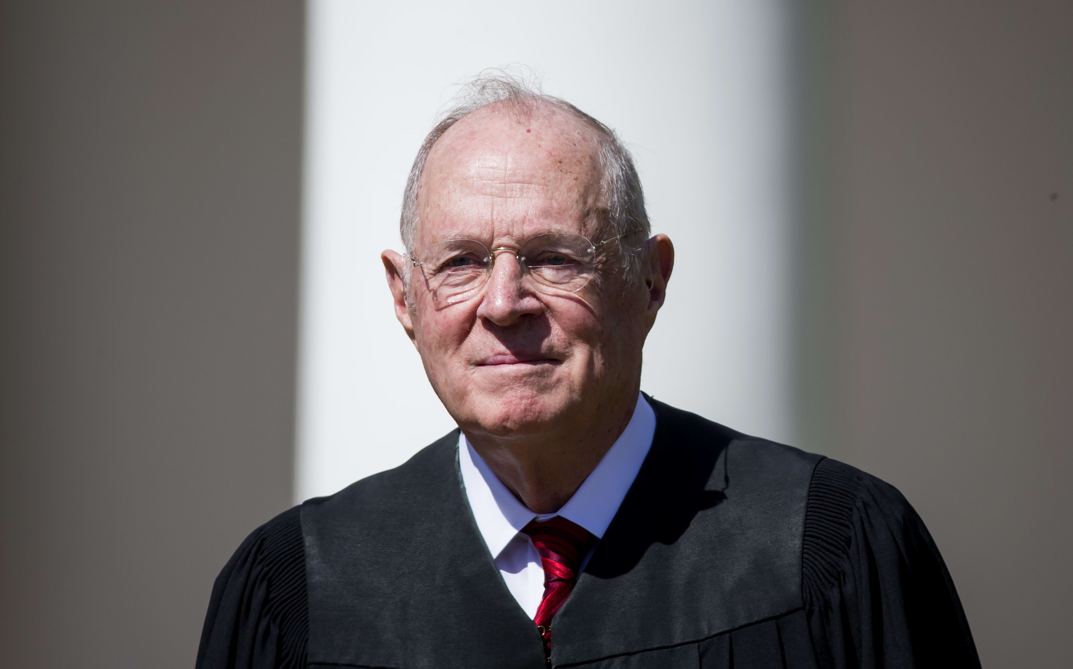 US Supreme Court Justice Anthony Kennedy was first nominated to the high court by President Reagan and confirmed in 1988.