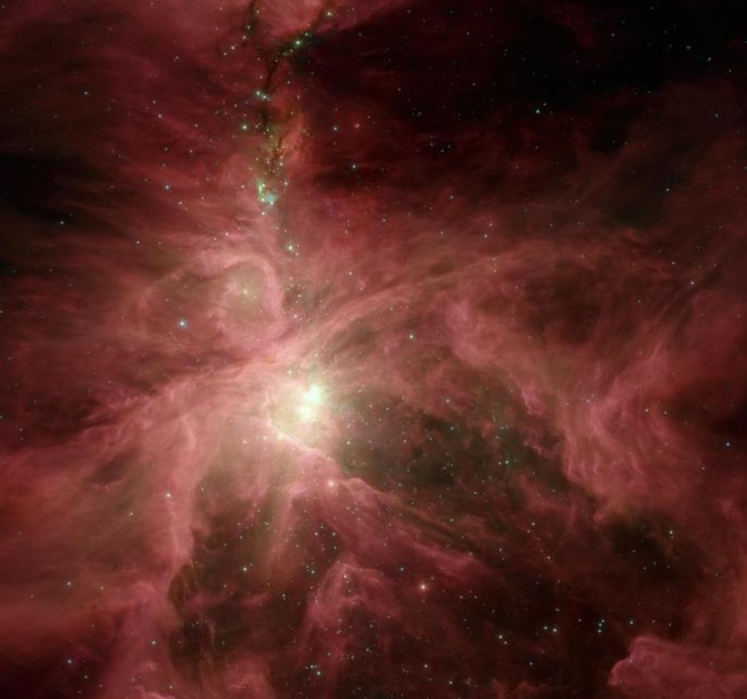 The Orion nebula, our closest massive star-making factory, 1,450 light-years from Earth