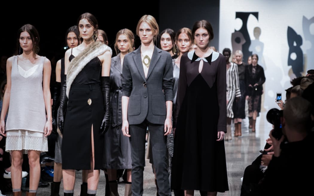 Kate Sylvester revisits a  Beecroft-esque presentation during NZFW 2015