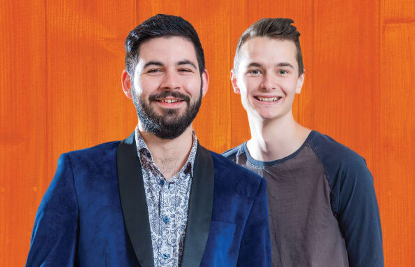 Magicians Jeremy Rolston and Kade Nightingale