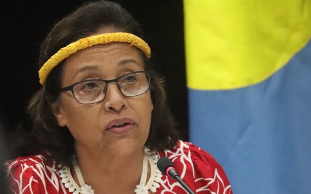 Hilda Heine president of the Marshall Islands.