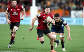 David Havili, Highlanders v Crusaders. Super Rugby Aotearoa. Forsyth Barr Stadium, Dunedin. Saturday 4 July 2020.