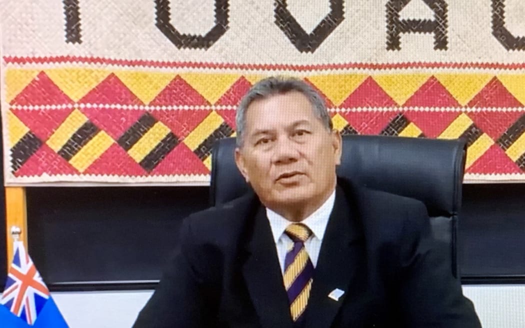 Pacific Islands Forum chair and prime minister of Tuvalu, Kausea Natano.