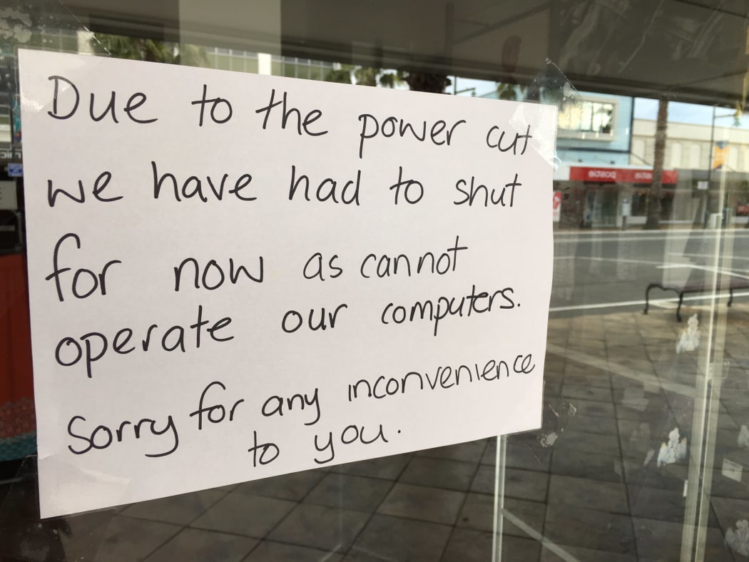 The power is back on in Gisborne - and most business are re-opening this morning.