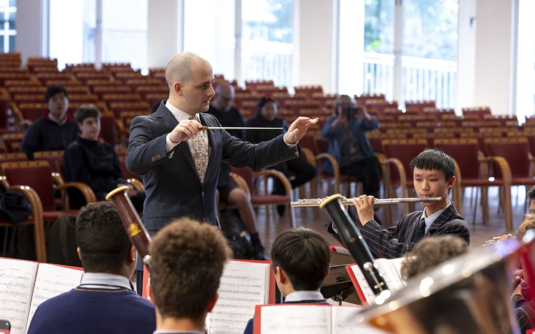 Composer and conductor Camryn Nel.