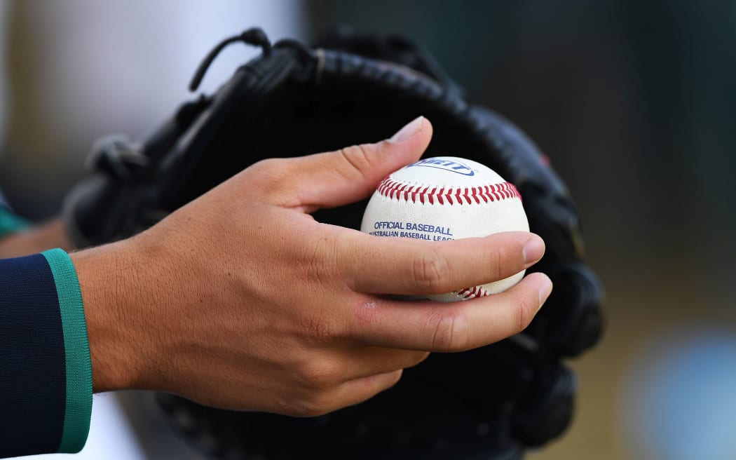 Baseball and glove.