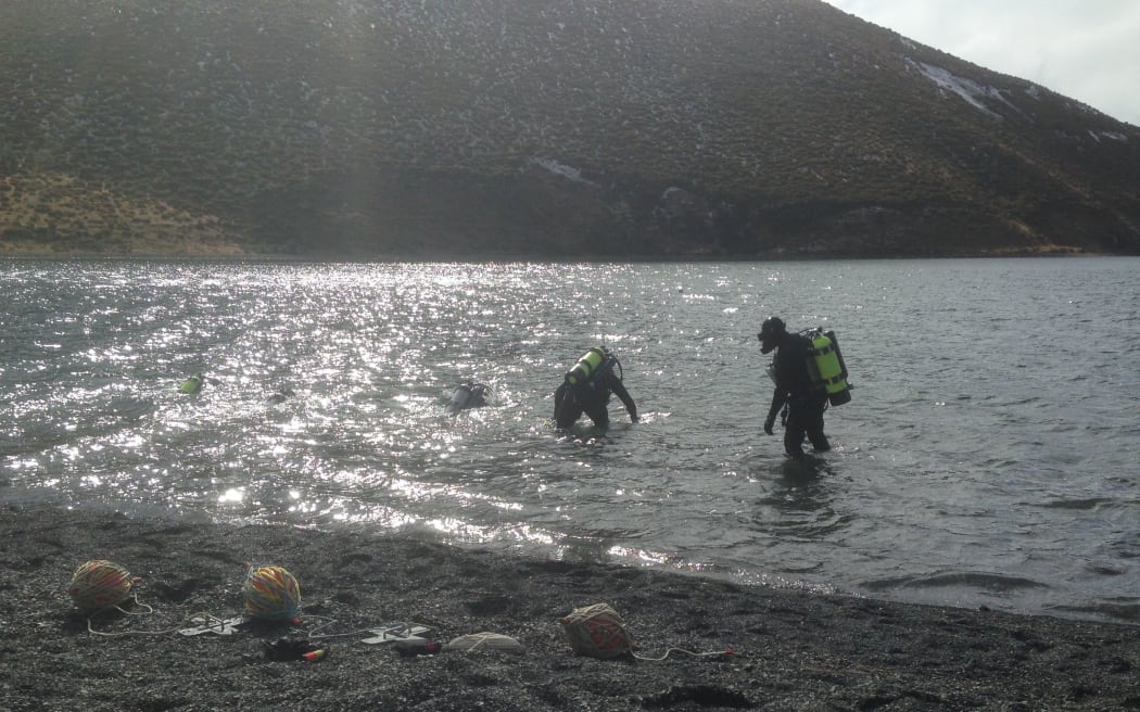 Police searching Lake Lyndon today.