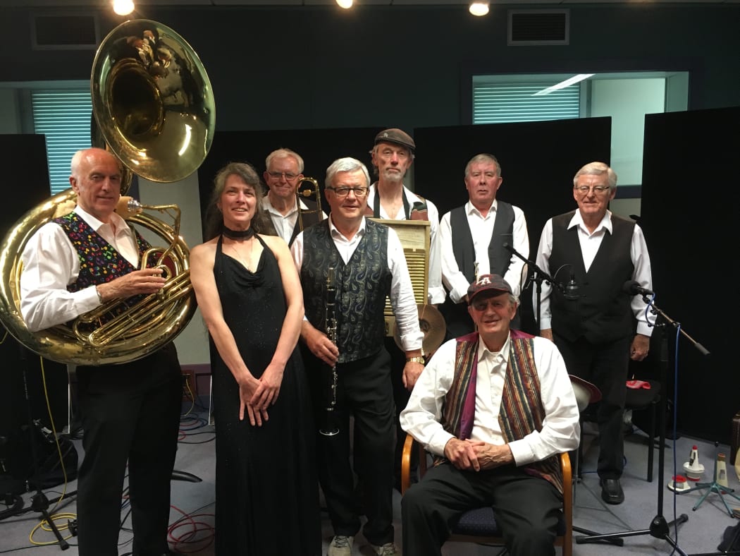 The New Valley Stompers at RNZ Wellington for NZ Live