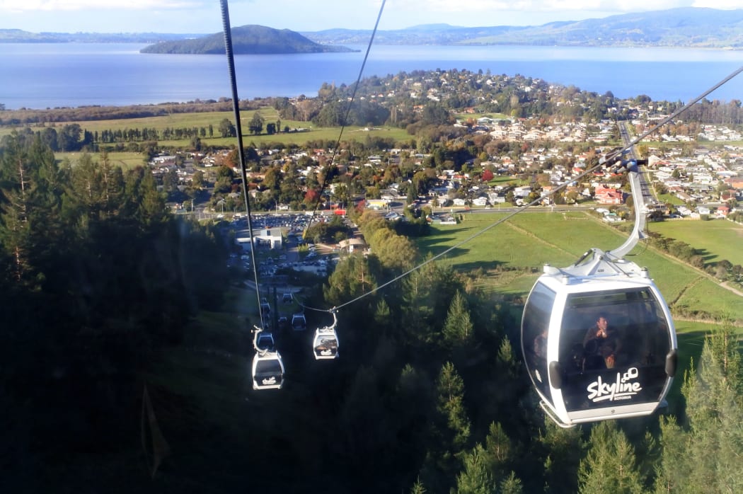 Skyline Gondola Cableway in Rotorua, 2017.