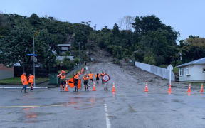 A slip at Arnott Heights in Greymouth on 26 August 2024 forced a road closure cutting off 50 homes.