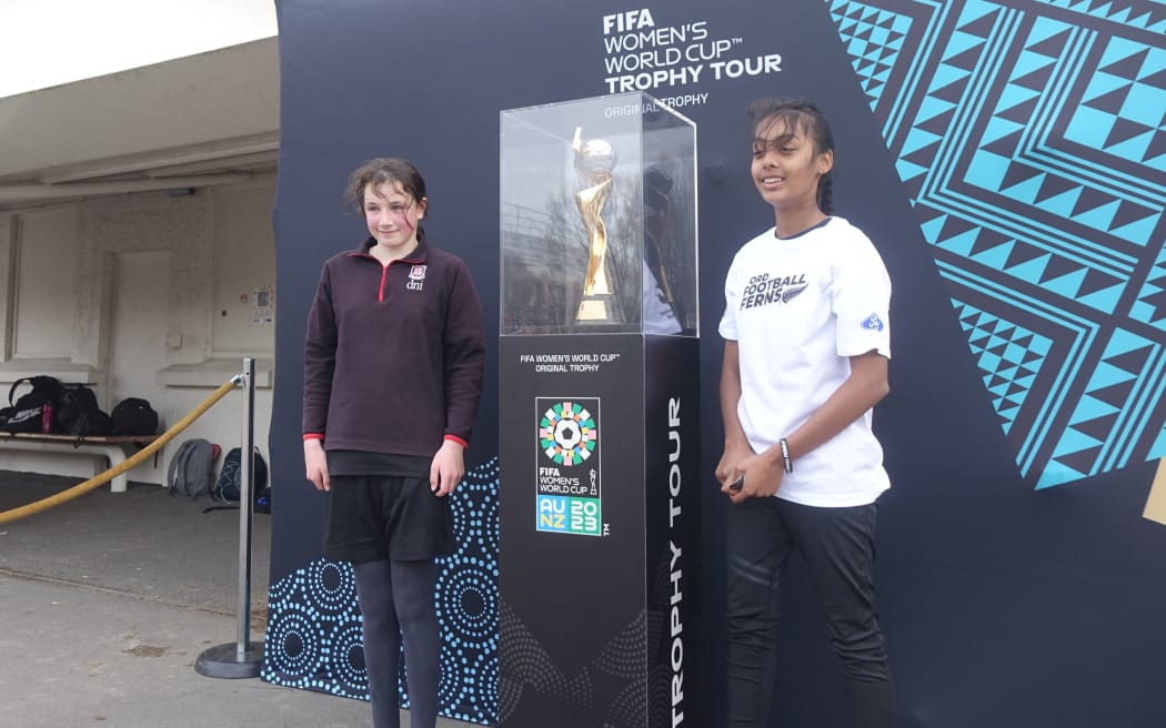 Fans with Fifa women's world cup