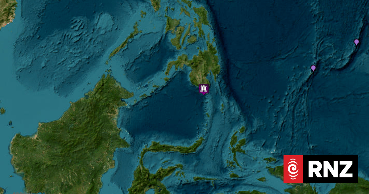 Tsunami risk to NZ being assessed after 8.2 earthquake in Ph