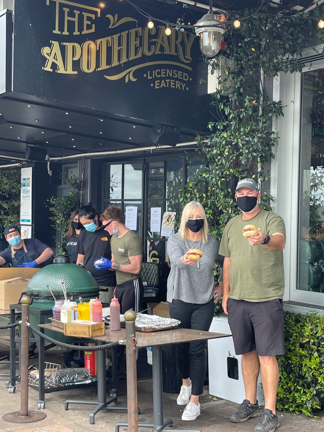 (L-R) Carmen Holmes and Ted Waters of The Apothecary in Howick.