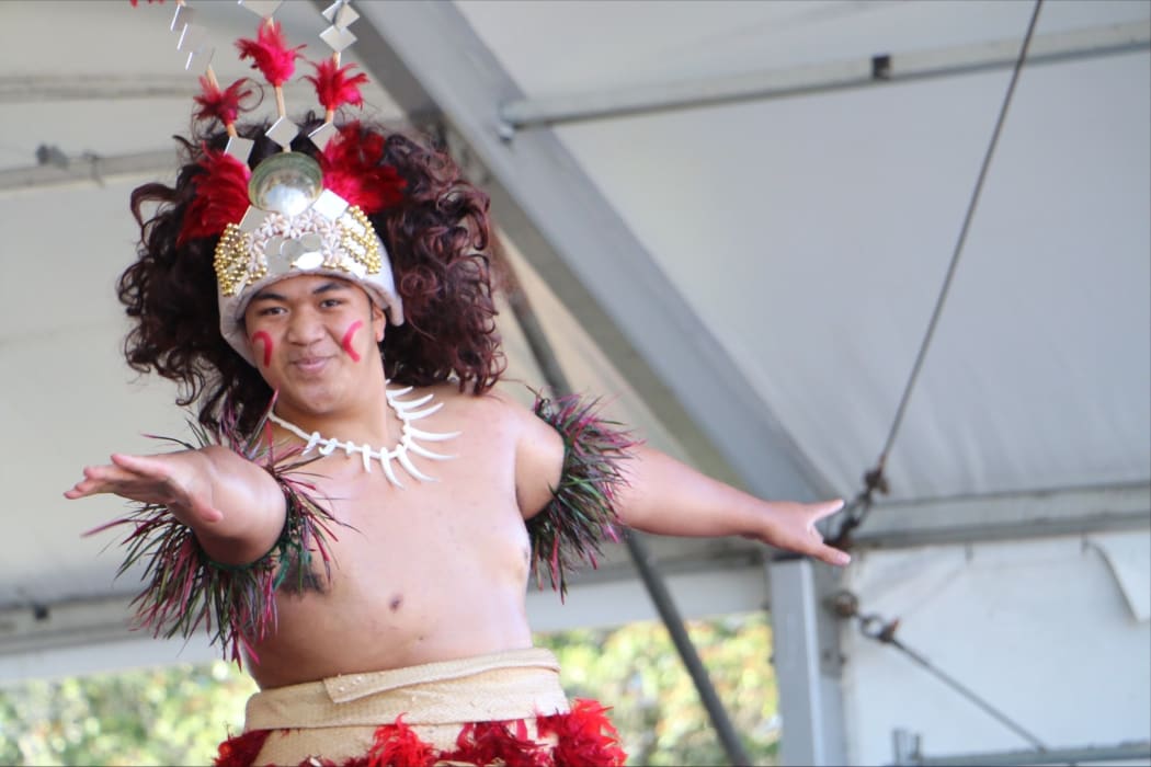 Dilworth College performing on the Samoan stage at Polyfest for the very first time.