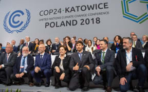 15 December 2018, Poland, Katowice: Participants of the climate summit