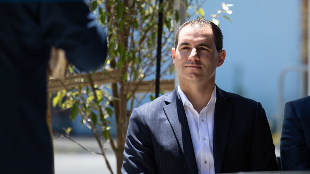 Ex-National MP Jami-Lee Ross makes his first public appearance since receiving treatment for mental health issues.