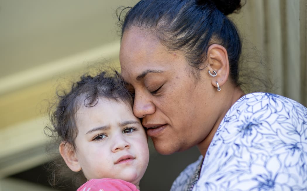 This Kainga Ora resident says her children have been continuously sick living in the flood-damaged property.