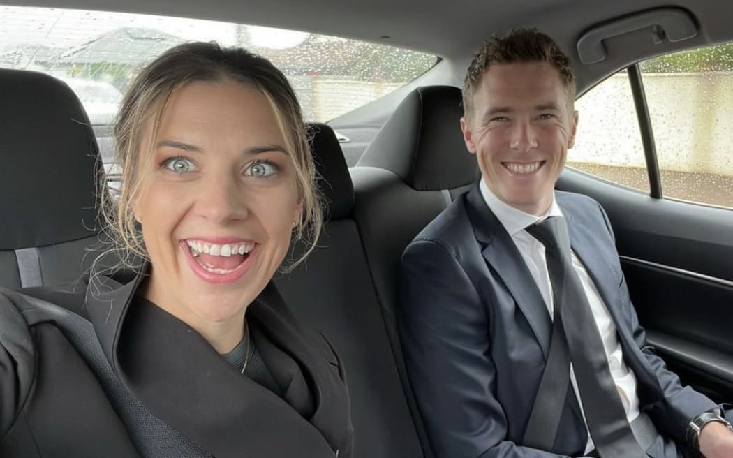 World champion cyclist Rohan Dennis (right) has been charged over the New Year's Eve death of his wife Melissa Hoskins (left), also a world champion rider.