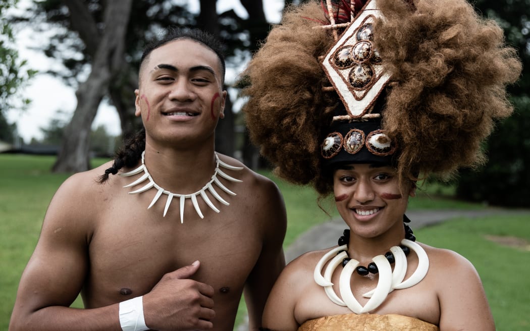 Shalisa Teofilo and Douglas Talavou from Avondale College.